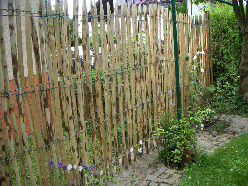 f3958496677b92dad299bae5b4e561495a842630971b0 Edelkastanienholz Staketenzaun