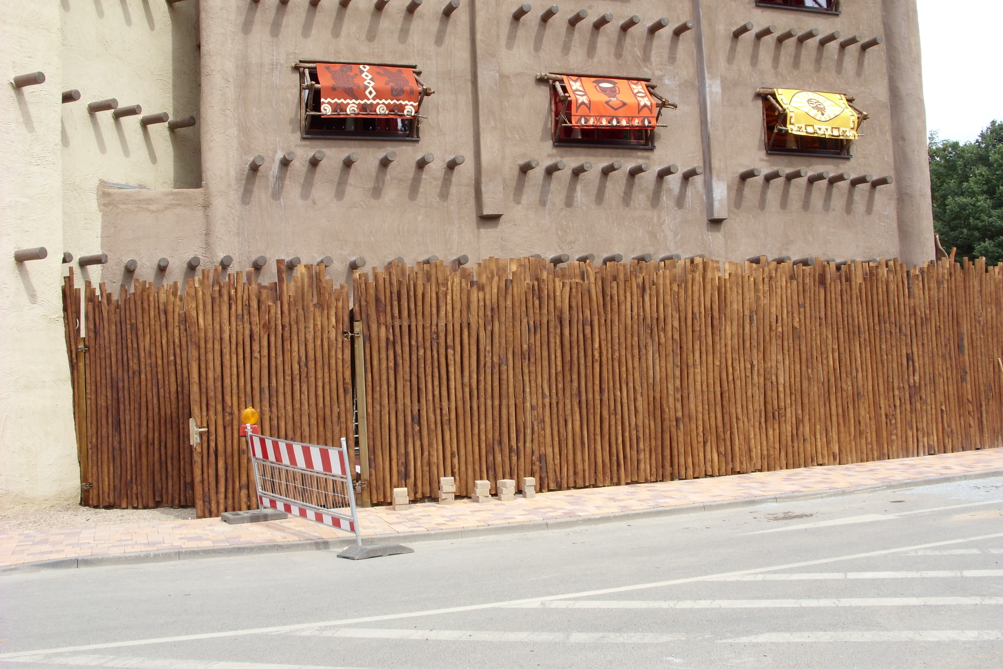 Zaun, Gebäude, Holz, Stadt, Straße
